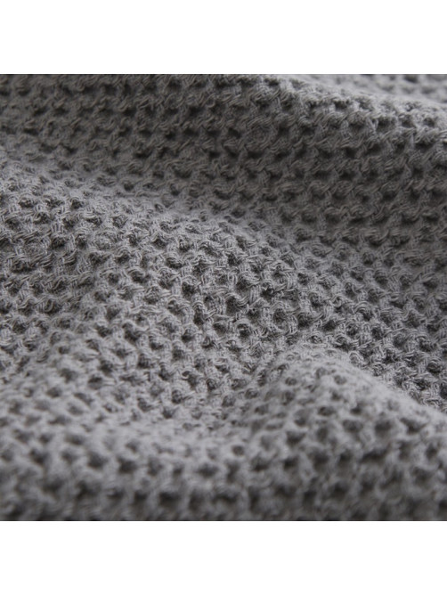 Полотенце кухонное SL HOME Linen, серое, однотонное, 38×65 см