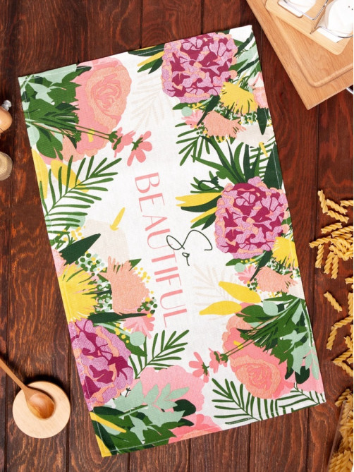 Кухонное полотенце «Доляна» So beautiful, 35×60 см, 100% хлопок, 160 г/м²