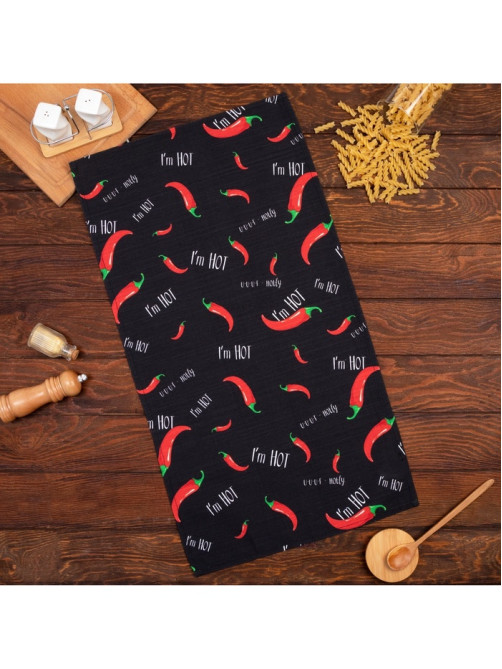 Полотенце «Этель» Pepper, 40×73 см, 100% хлопок, репс 210 г/м²