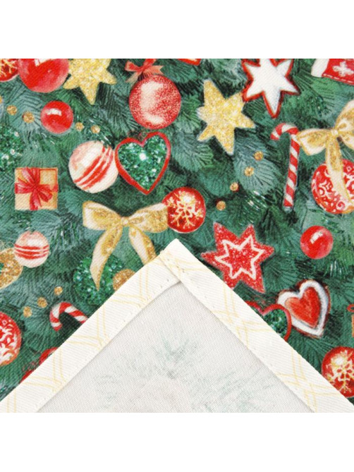 Полотенце кухонное новогоднее «Этель» Golden Christmas 40×73 см, 100% хлопок, саржа 190 г/м²