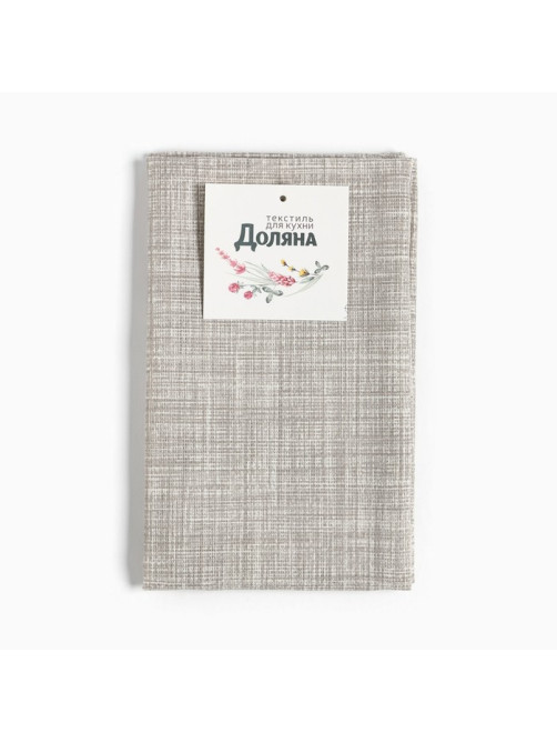 Полотенце Доляна «Душевная кухня» 33×60 см, 50% хлопок, 50% п/э, рогожка 158 г/м²