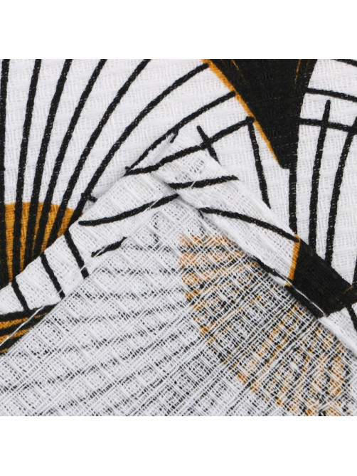 Кухонное полотенце «Доляна. Абстракция», 28×46 см, 100% хлопок, вафля 160 г/м²