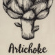 Полотенце кухонное «Доляна» Artichoke, 35×60 см, хлопок 100%, 160 г/м²