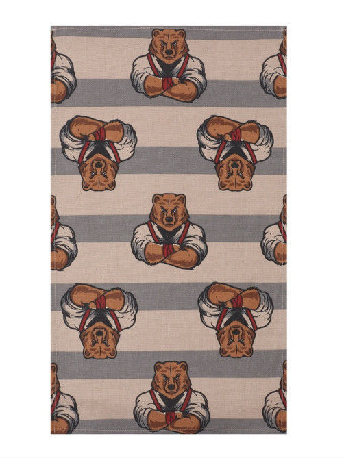Кухонное полотенце «Доляна. Защитник», 35×60 см, рогожка, 100% хлопок, 160 г/м²
