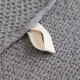 Полотенце кухонное SL HOME Linen, серое, однотонное, 38×65 см