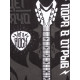 Набор кухонных полотенец Доляна Rock'n'roll, 35×60 см-4 шт., 100% хлопок