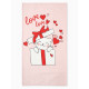 Полотенце «Этель» Cat's love, 40×73 см, 100% хлопок, саржа 190 г/м²