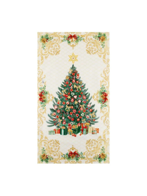 Полотенце кухонное новогоднее «Этель» Golden Christmas 40×73 см, 100% хлопок, саржа 190 г/м²