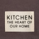 Полотенце кухонное «Этель» Kitchen, 40×73 см, хлопок 100%, саржа 220 г/м², коричневое