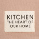 Полотенце кухонное «Этель» Kitchen, 40×73 см, хлопок 100%, саржа 220 г/м², бежевое