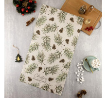 Полотенце кухонное новогоднее «Этель» Christmas tree 40×73 см, 100% хлопок, саржа 190 г/м²