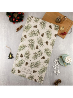 Полотенце кухонное новогоднее «Этель» Christmas tree 40×73 см, 100% хлопок, саржа 190 г/м²