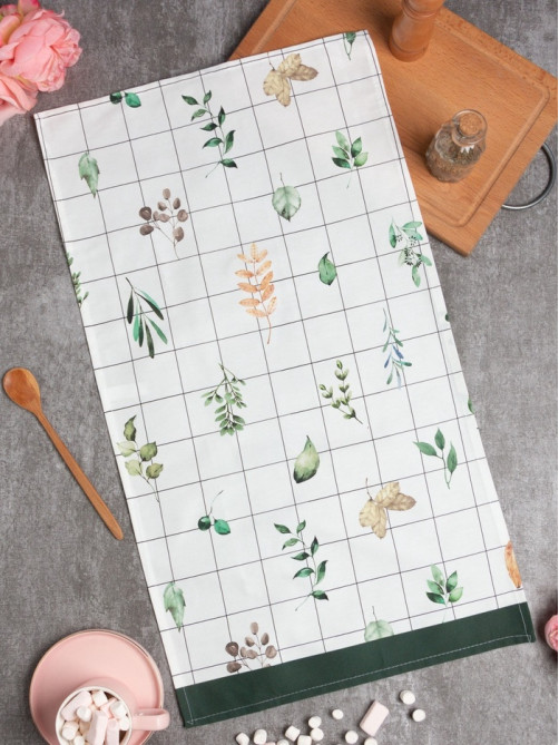 Полотенце «Этель» Flora (вид 2) 40×73 см, 100% хлопок, саржа 190 г/м²