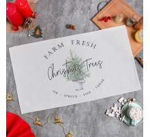 Полотенце кухонное новогоднее «Этель» Christmas tree, 40×73 см, 100% хлопок, саржа 190 г/м²