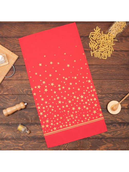 Полотенце «Этель» Gold stars 40×70 см, 100%хл, 190 г/м²