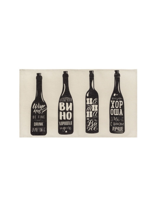 Кухонное полотенце «Доляна» Wine, 35×60 см, 100% хлопок, 160 г/м²