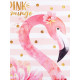 Полотенце «Этель» Pink flamingo 40×67 см, 100% хлопок, саржа 190 г/м²