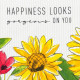 Полотенце кухонное Доляна Happiness looks 35×60 см, 100% хлопок, 160 г/м²