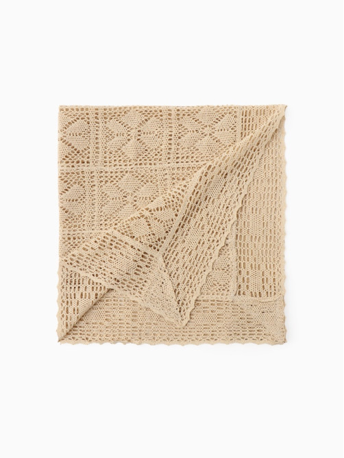 Скатерть «Этель. Ажур» Vintage collection, 85×85±5 см