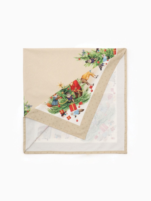 Скатерть новогодняя «Этель» Noble Christmas, 150×220±3 см с ГМВО, 100% хлопок, саржа 190 г/м²
