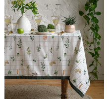 Скатерть «Этель» Flora, 149×180 см, 100% хлопок, саржа 190 г/м²