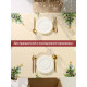 Скатерть новогодняя «Этель» Noble Christmas, 150×220±3 см с ГМВО, 100% хлопок, саржа 190 г/м²