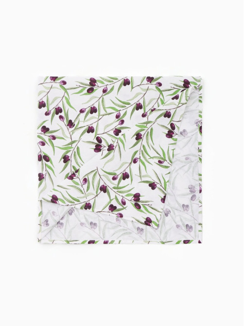 Скатерть «Доляна» Olives 149×250 см, 100% хлопок, рогожка 164 г/м²