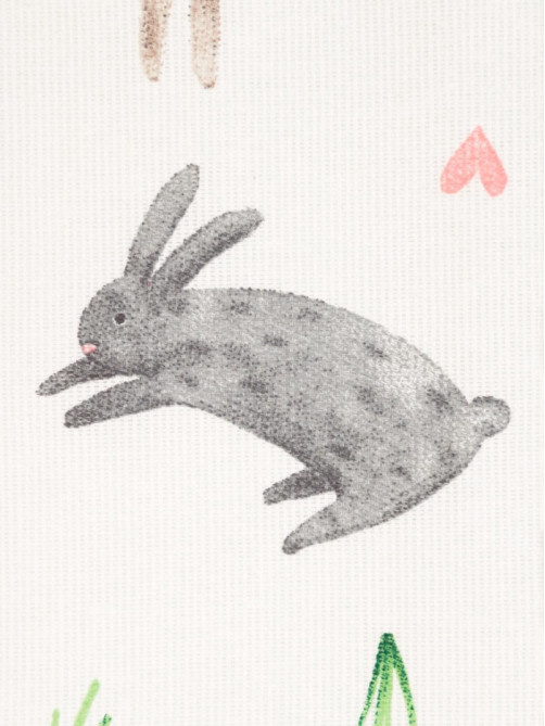 Скатерть пасхальная «Доляна» Fluffy bunnies, 220×144 см, 100% хлопок, 164 г/м²