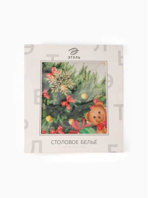 Скатерть новогодняя «Этель. Щелкунчик», 150×180 см, с ВГМО, 100% хлопок, саржа 190 г/м²
