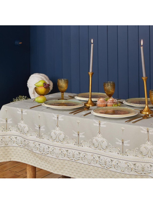 Скатерть «Этель» Vintage collection, 149×110 см, 100% хлопок, саржа 190 г/м²