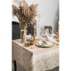 Скатерть «Доляна. Кружево», 145×146 см, 100% хлопок, рогожка, 164 г/м²