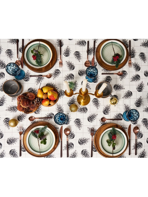 Скатерть «Этель» Christmas, 150×180 см, 100% хлопок, саржа 190 г/м²
