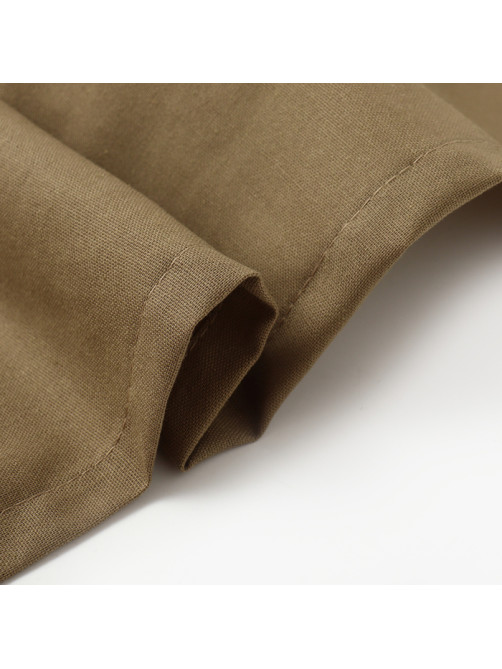 Скатерть «Этель» ECO, 110×136±6 см, 70% хлопок, 30% лён, 190 г/м², оливковая