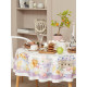 Скатерть «Этель» Spring easter, d=214 см ±3 см, 100% хлопок, саржа 190 г/м²