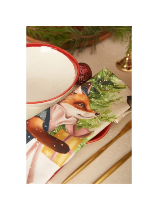 Скатерть новогодняя «Этель» Noble Christmas, 150×180±2 см с ГМВО, 100% хлопок, саржа 190 г/м²