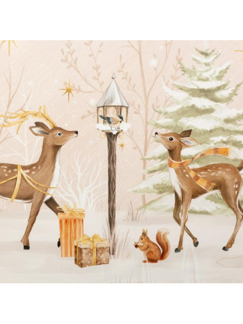 Скатерть новогодняя «Этель» Christmas forest, 150×220 ±3 см с ГМВО, 100% хлопок, 190 г/м²