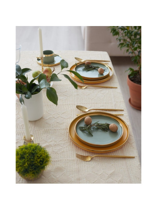Скатерть «Этель. Ажур» Vintage collection, 85×85±5 см