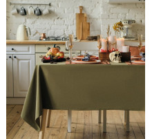 Скатерть «Этель» Kitchen 150×110 см, 100% хлопок, саржа 220 г/м², зелёная