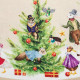Скатерть новогодняя «Этель» Noble Christmas, d=150 см ±3 см с ГМВО, 100% хлопок, саржа 190 г/м²
