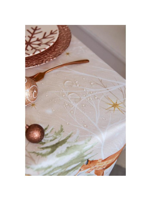 Скатерть новогодняя «Этель» Christmas forest, 150×220 ±3 см с ГМВО, 100% хлопок, 190 г/м²
