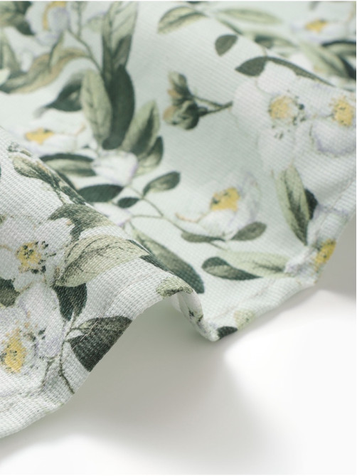 Скатерть «Доляна» Apple flowers, 146×220 см, 100% хлопок, рогожка 164 г/м²