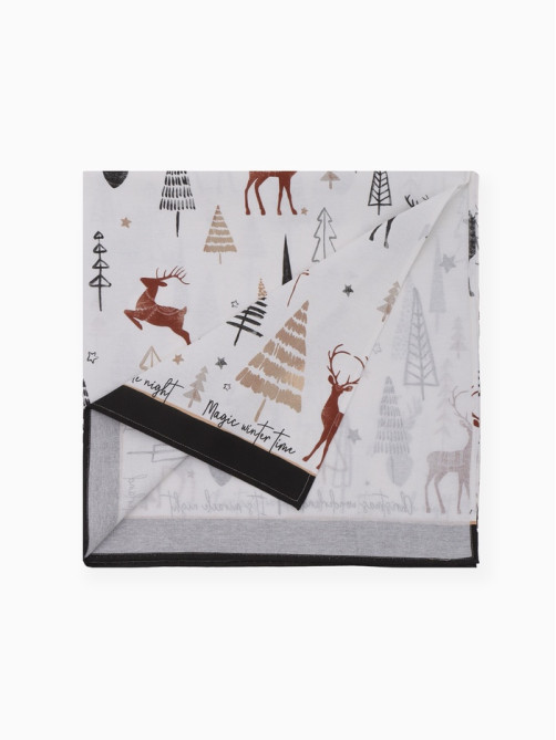 Скатерть новогодняя «Доляна» X-Mas 146×110± 3 см, 100% хлопок, рогожка 164 г/м²