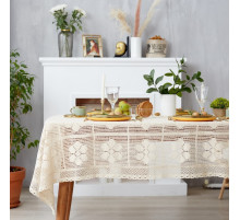 Скатерть «Этель. Ажур» Vintage collection, 85×85±5 см