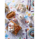 Скатерть Доляна Happy Easter, 220×144 см, 100% хлопок, 164 г/м²