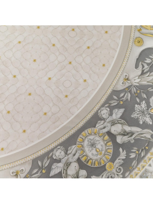 Скатерть «Этель» Classic style, d=150 см ±3 см, 100% хлопок, саржа 190 г/м², с ВГМО