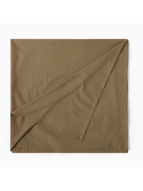 Скатерть «Этель» ECO, 136×220±6 см, 70% хлопок, 30% лён, 190 г/м², оливковая