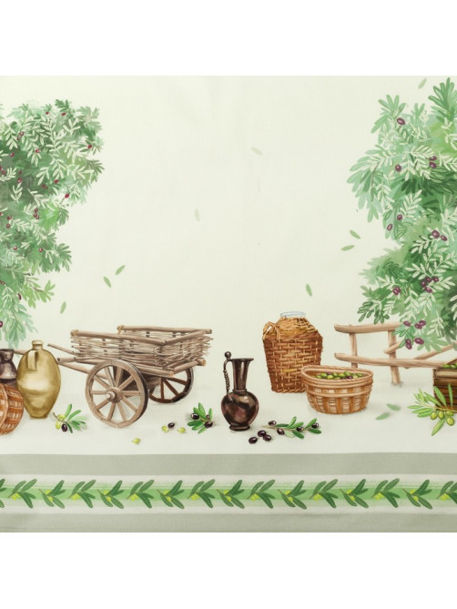 Скатерть «Этель» Olivia, 220×150 см, 100% хлопок, саржа 190 г/м²
