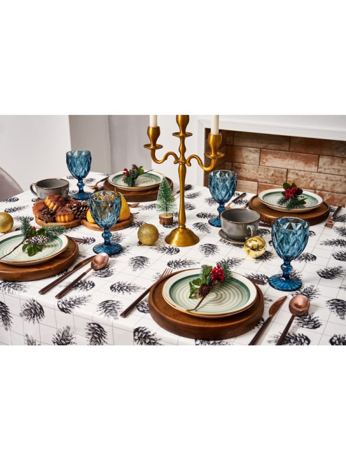 Скатерть «Этель» Christmas, 150×180 см, 100% хлопок, саржа 190 г/м²