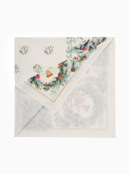 Скатерть новогодняя «Этель» Christmas bells, 150×220±3 см с ГМВО, хлопок 100%, саржа 190 г/м²