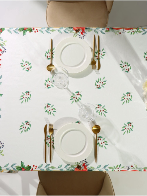 Скатерть новогодняя «Этель» Christmas bells, 150×220±3 см с ГМВО, хлопок 100%, саржа 190 г/м²